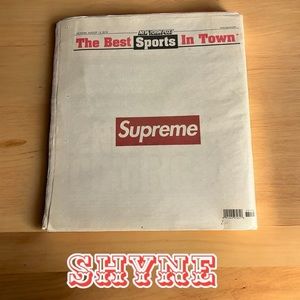 ⭐️ Supreme News Paper Rare ⭐️